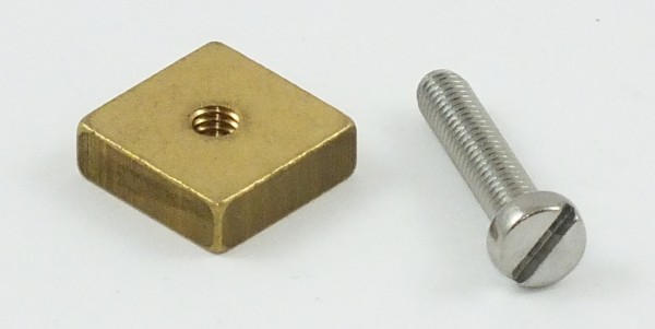 SELECT M4 BRASS NUT & STAINLESS SCREW FOR US BOX